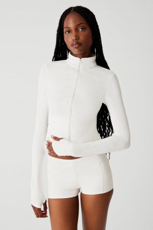 Frankies Bikinis Renee Zip Up Jacket Flores | TN0198273