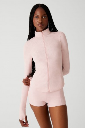 Frankies Bikinis Renee Zip Up Jacket Rosas | ML3749251
