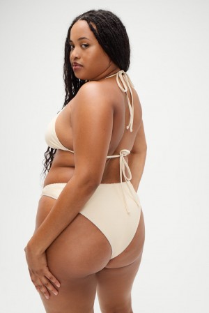 Frankies Bikinis x DJERF AVENUE Dove Classic Bikini Bottom Sand Castle | PF2516948